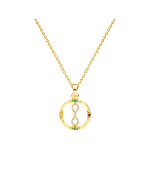 Lavani Jewels Metallic Multicolored The Wolrd Necklace