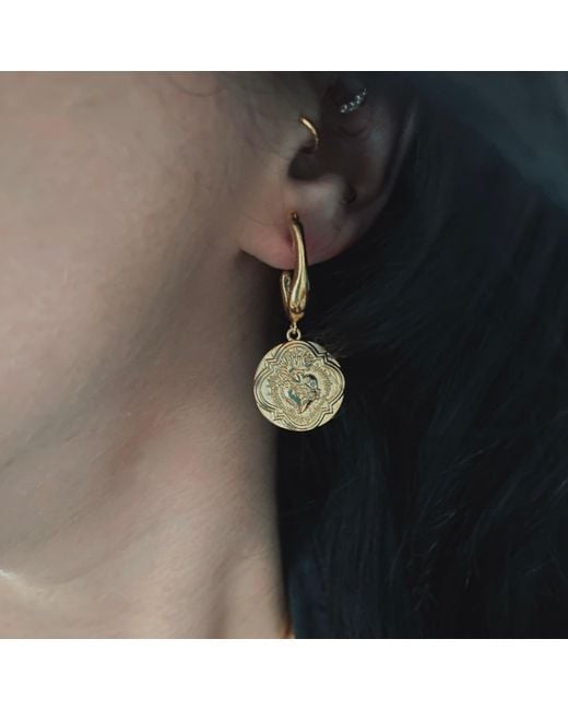 IN CAUDA VENENUM Metallic Messiah Earrings