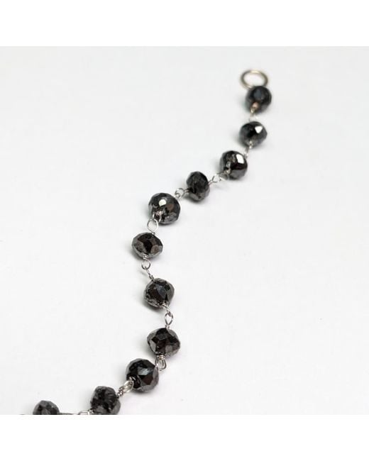Rahul's Jewels Metallic 7 Genuine Diamond Rosary Bracelet