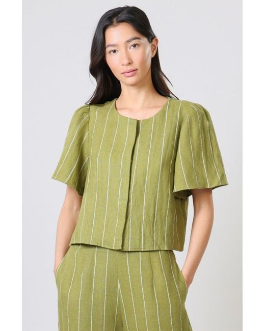 Traffic People Green Parallel Lives And Striped Daisy Top