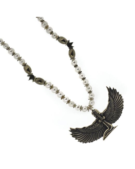 Ebru Jewelry White Isis Goddess Necklace