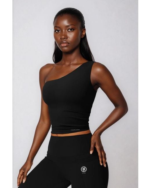 Nr Active White One-Sided Aura Top
