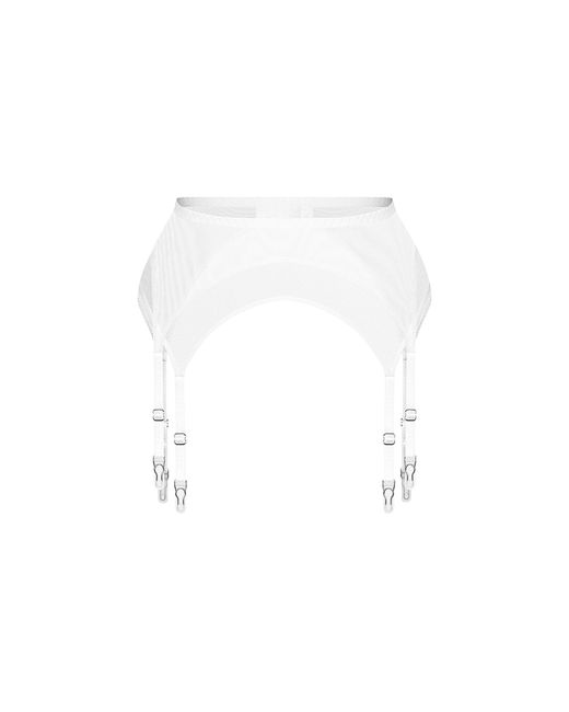 Zhilyova White Asteria Garter Belt