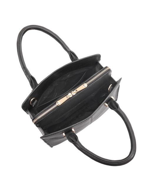 Paul Costelloe Black Eliza Leather Crossbody Bag