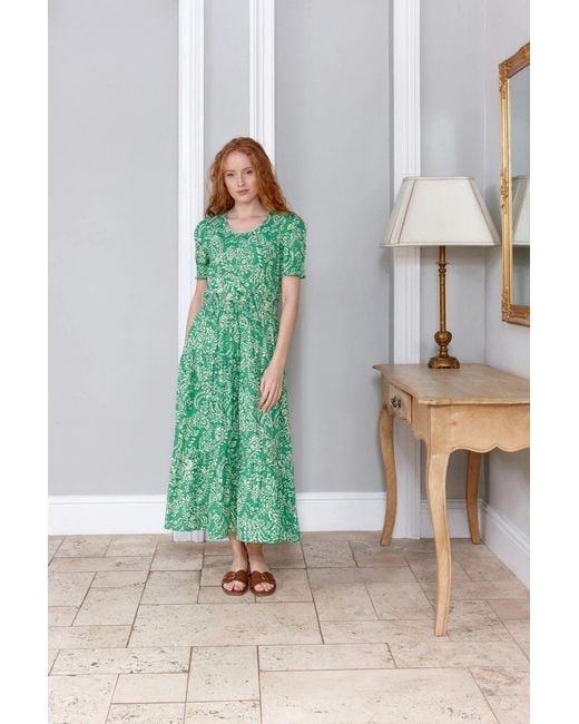 Inara Green Jaipur Cotton Dress