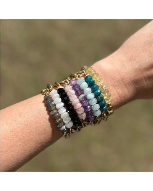 Rachel Nathan Blue Remix: Faceted Apatite Bracelet