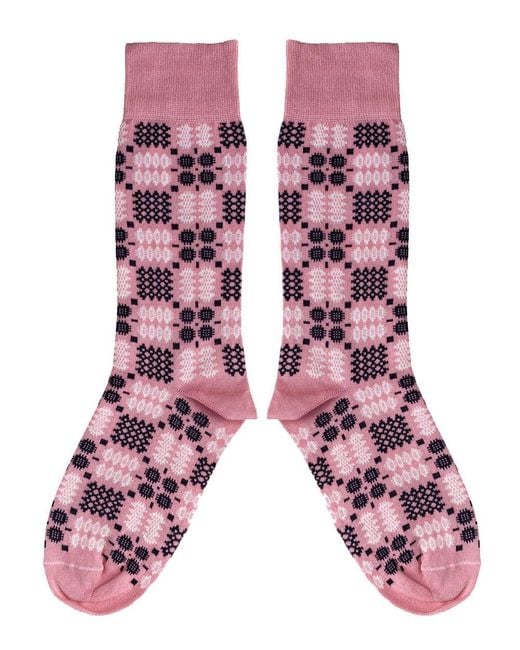 Mabli Pink Carthen Socks