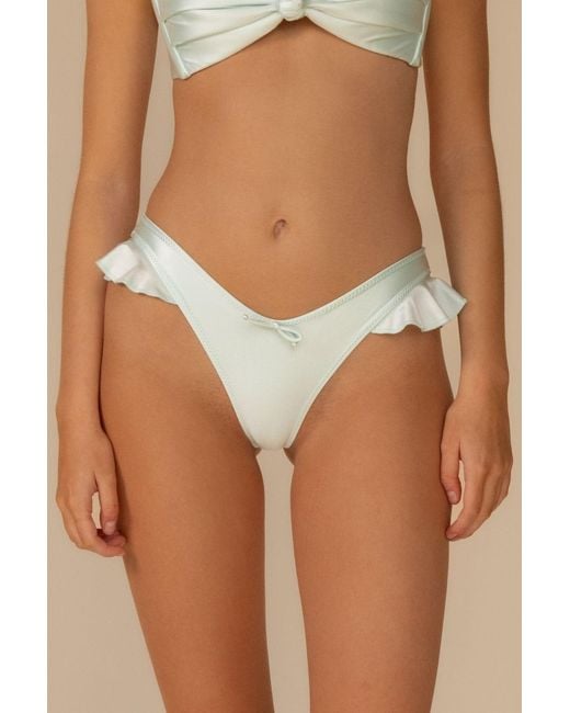 Montce Blue Seafoam Silkie Kelly Bikini Bottom