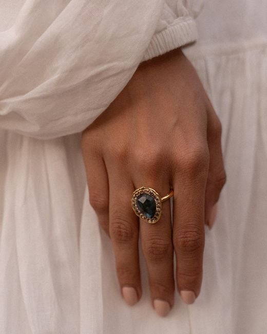 Ornare the Label Metallic Terra Ring