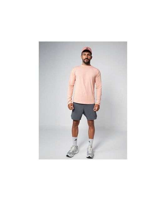 Aora Athletics Pink Kanzei Eco-Friendly Premium Longsleeve For Casual, Athleisure, And Everyday Wear for men