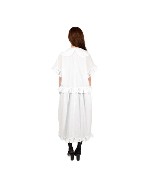 Ioana Ciolacu White Dahlia Dress