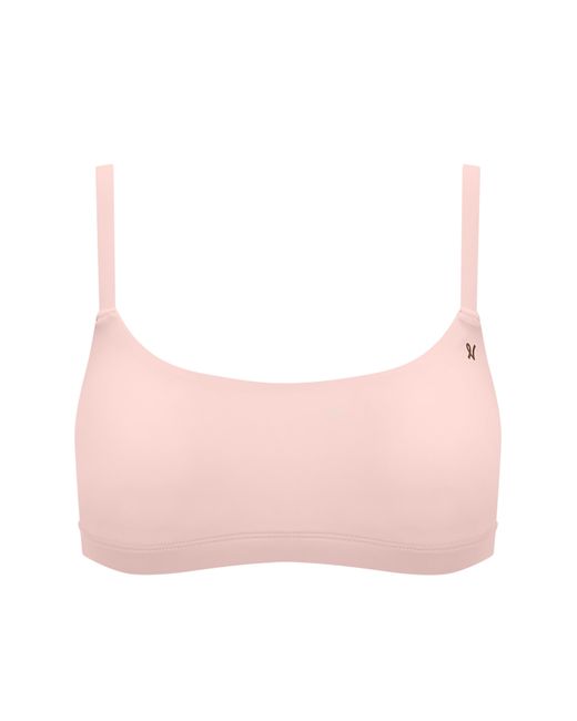 Nudea Pink The Stretch Scoop Neck Bralette