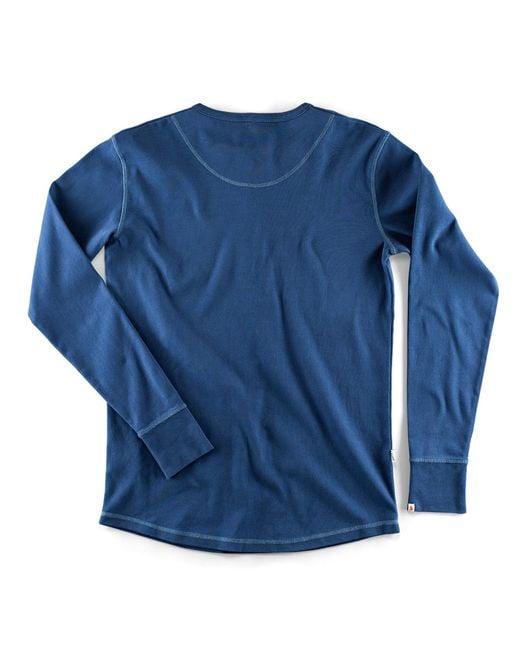 &SONS Trading Co Blue The New Elder Henley Shirt for men