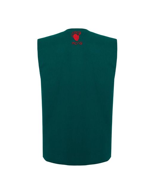 Pcfg Green Woven Track Vest for men