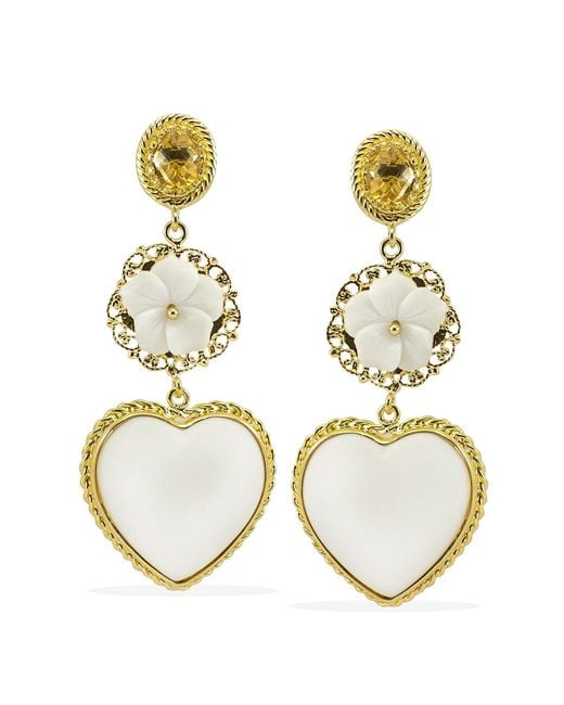 Vintouch Italy Multicolor Mamma Mia Citrine Earrings