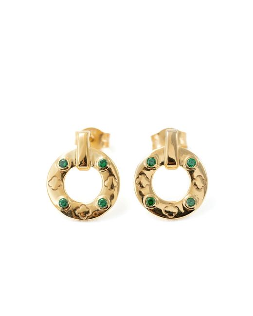 Belinda Jewelz Metallic Clover Luxe Studs