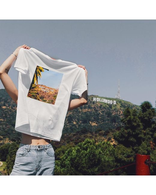 Dont Eat the Homies White Hollywood Tee
