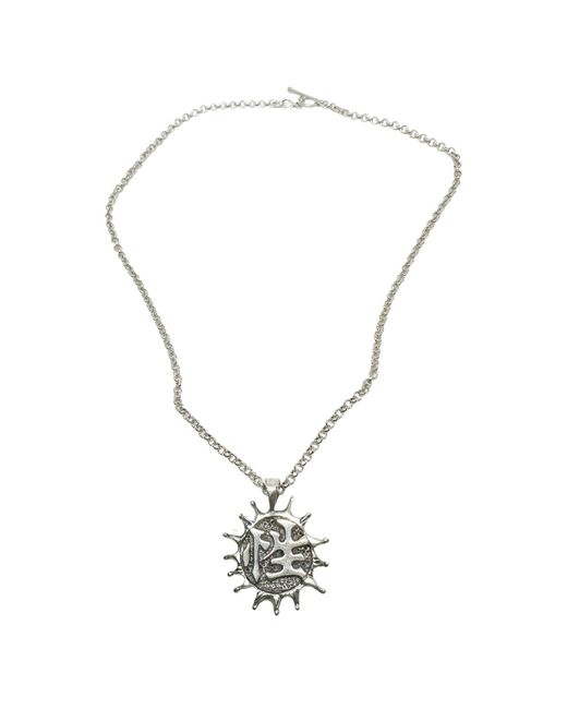 Tg-Jewellery by Tamara Gervasio Metallic Japanese Sex & Power Sign Pendant Chain – Sterling