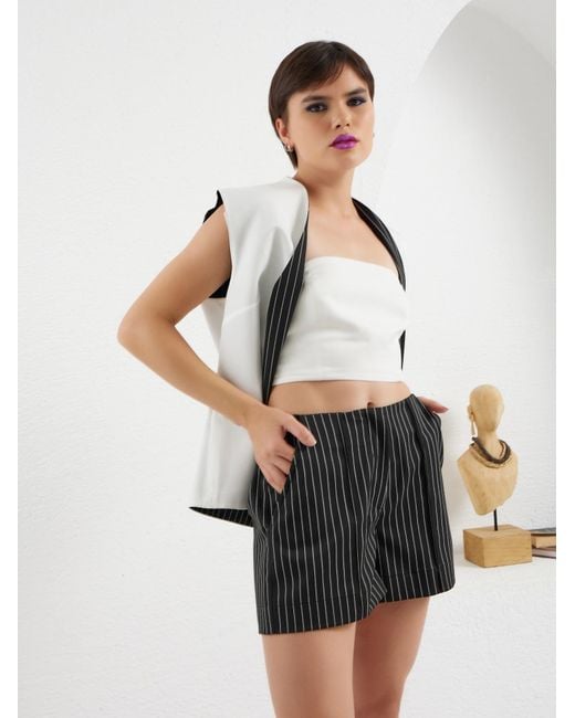 Lumina Eligma Black Clean Cut Shorts