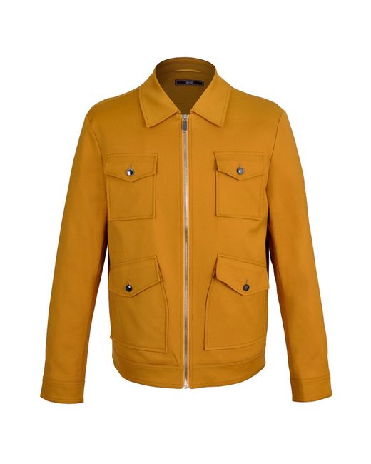 DAVID WEJ Yellow Ashford Trucker Set for men