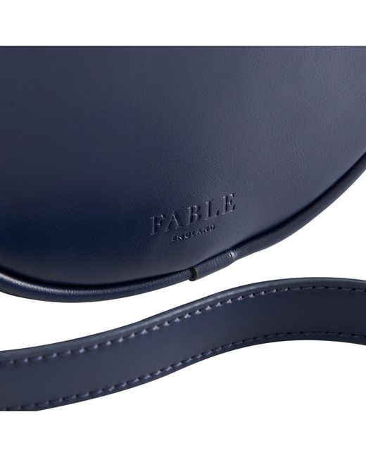 Fable England Gray X Chloe Giordani Dormouse Embroidered Round Saddle Bag