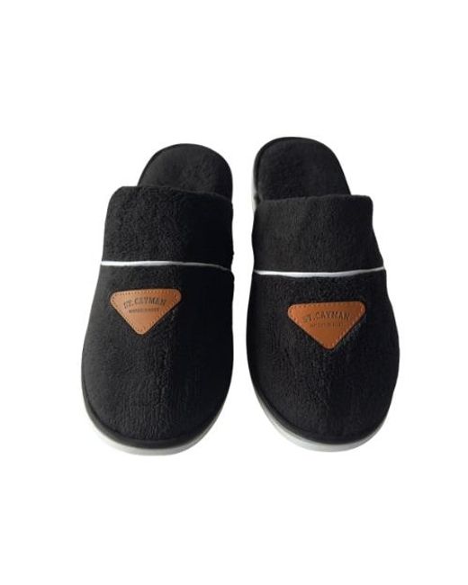 St Cayman Black Hotel & Travel Slippers
