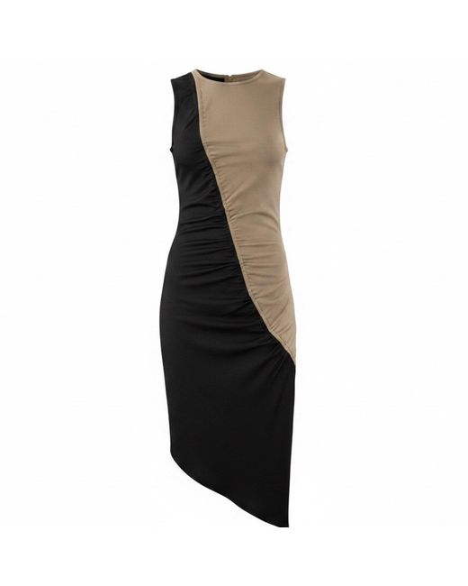 SNIDER Black Neutrals Ying Yang Dress