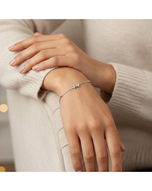 BLOOMTINE | Earth Angel HQ Metallic Enchanting Flutterfly Sterling Butterfly Silk Cord Thread Bracelet
