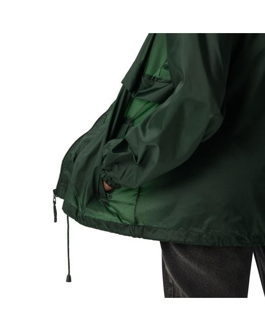 Anchor and Crew Green Forest Athletic Decline Sports Club League Embroidered Windbreaker Coat for men