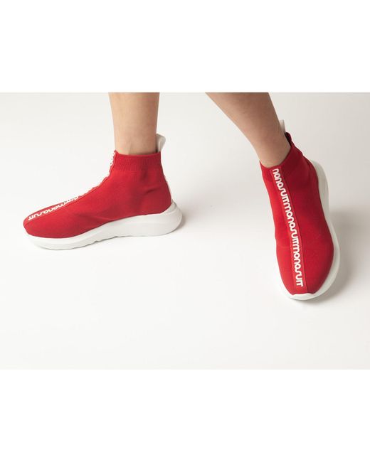 Monosuit Red Designer Italian Sneakers Let's Dance