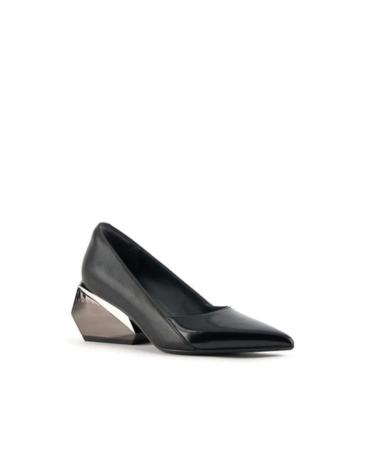 United Nude Black Ricky Pump Mid