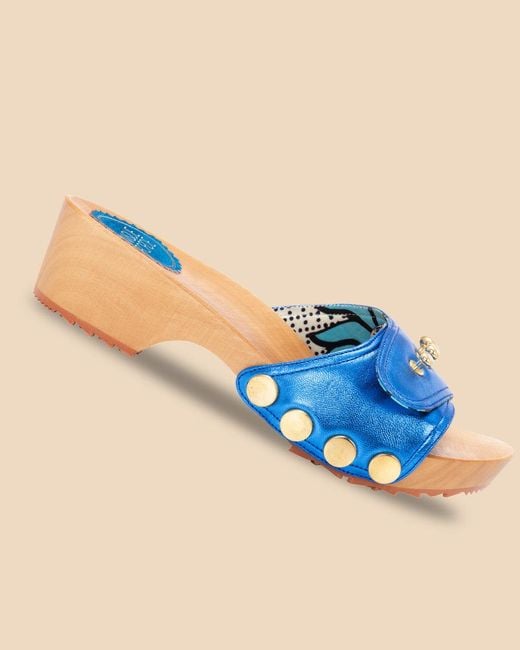 Nique Forde Blue Cobalt Lucille Sandals