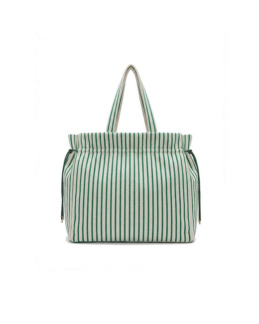Nooki Design Green Deckchair Towelling Tote