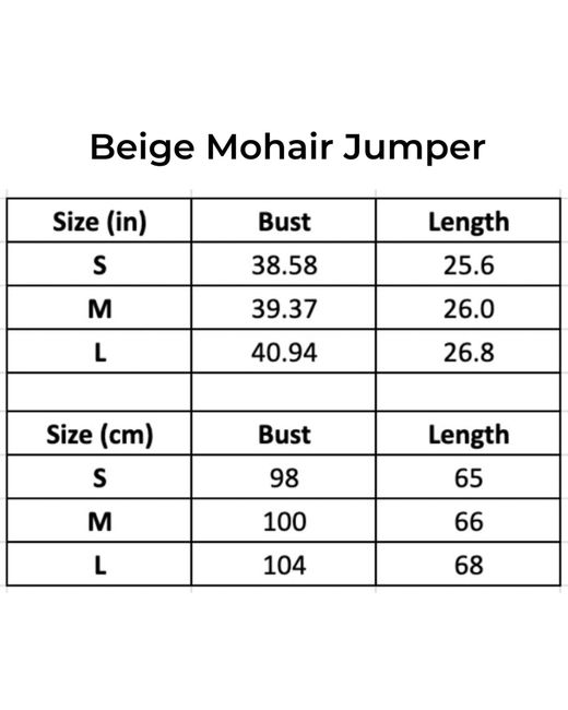 London Atelier Byproduct Natural Neutrals Mohair Classic Fit Jumper With Embroidery for men