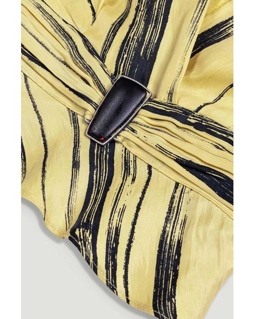 Nocturne Metallic Printed Sleeveless Blouse