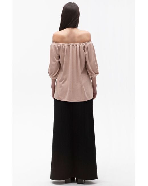 Maison Bogomil Pink Off Shoulder Blouse