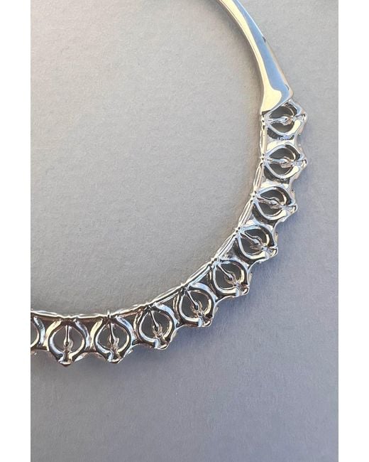 Astor & Orion Metallic Calla Art Nouveau Hoops Large