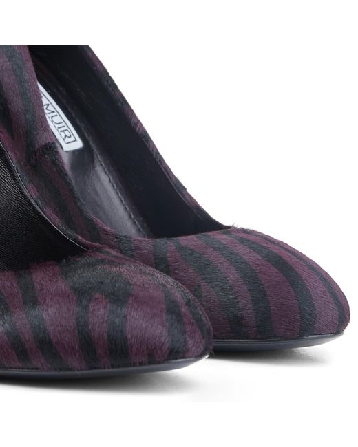 Rosamund Muir London Blue India & Zebra Print Calf Hair With Star Heels