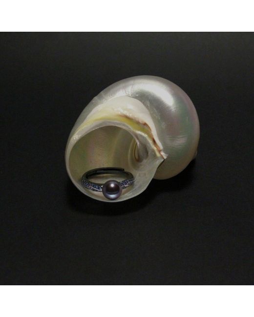 Ninemoo Blue Midnight Orbit Ring