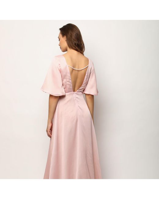 La Musa Pink Pearl Shine Dress