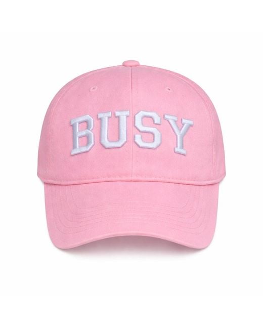 Julia Clancey Pink Busy Tasseltastic Tassel Baseball Cap