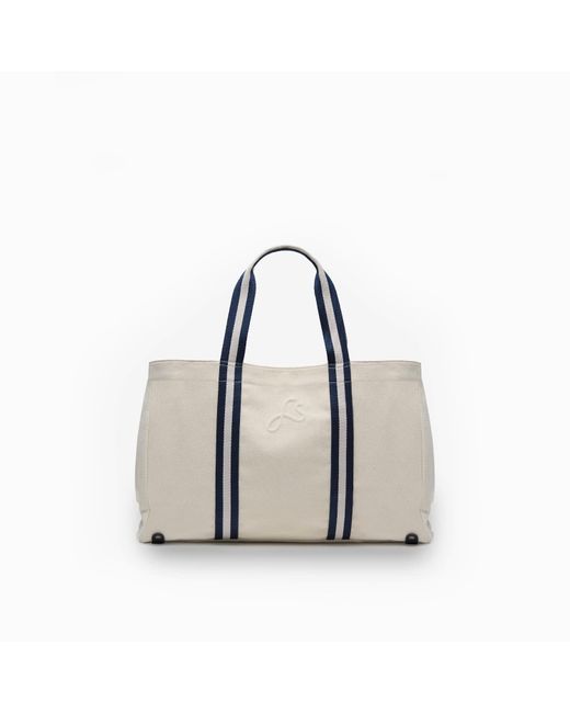 Fenella Smith White Cream Naia Tote Bag