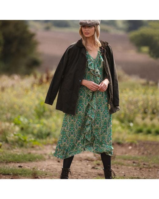 At Last Green Felicity Midi Dress