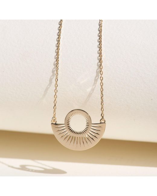 Zoe & Morgan Metallic Pocket Full Of Sunshine Necklace