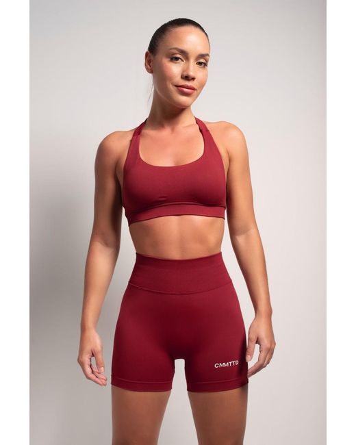 Cmmttd Red Seamless Sculpt Short