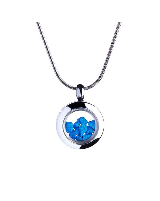 My Little Nature Blue Handmade Tiny Necklace With Natural Stones – Beautiful & Subtle Jewelry