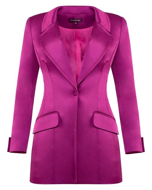 Tia Dorraine Pink Midnight Sky Hourglass Blazer – Haze