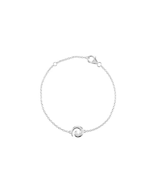 Lucy Quartermaine Metallic Element Swirl Bracelet
