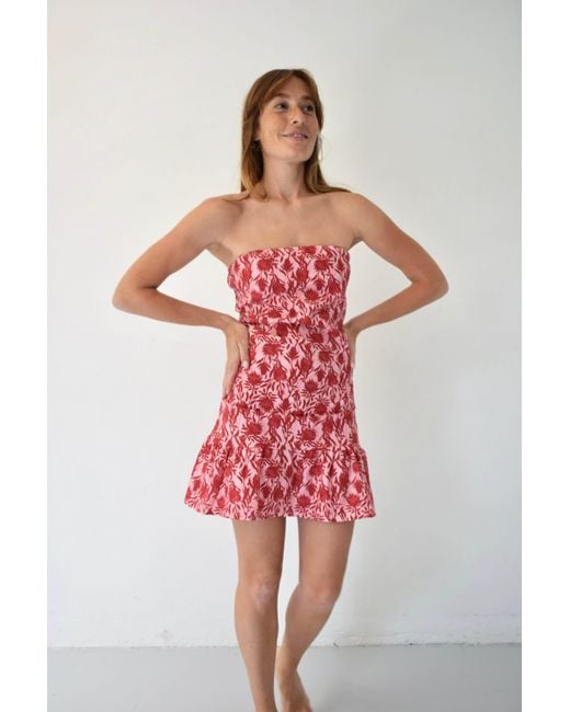 Mind Traveler Red Mafalda Dress