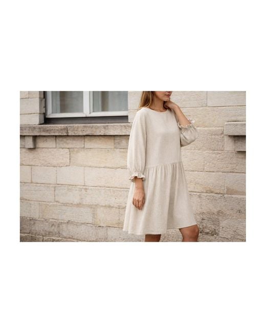 Nola Neutrals Tessa Dress Natural